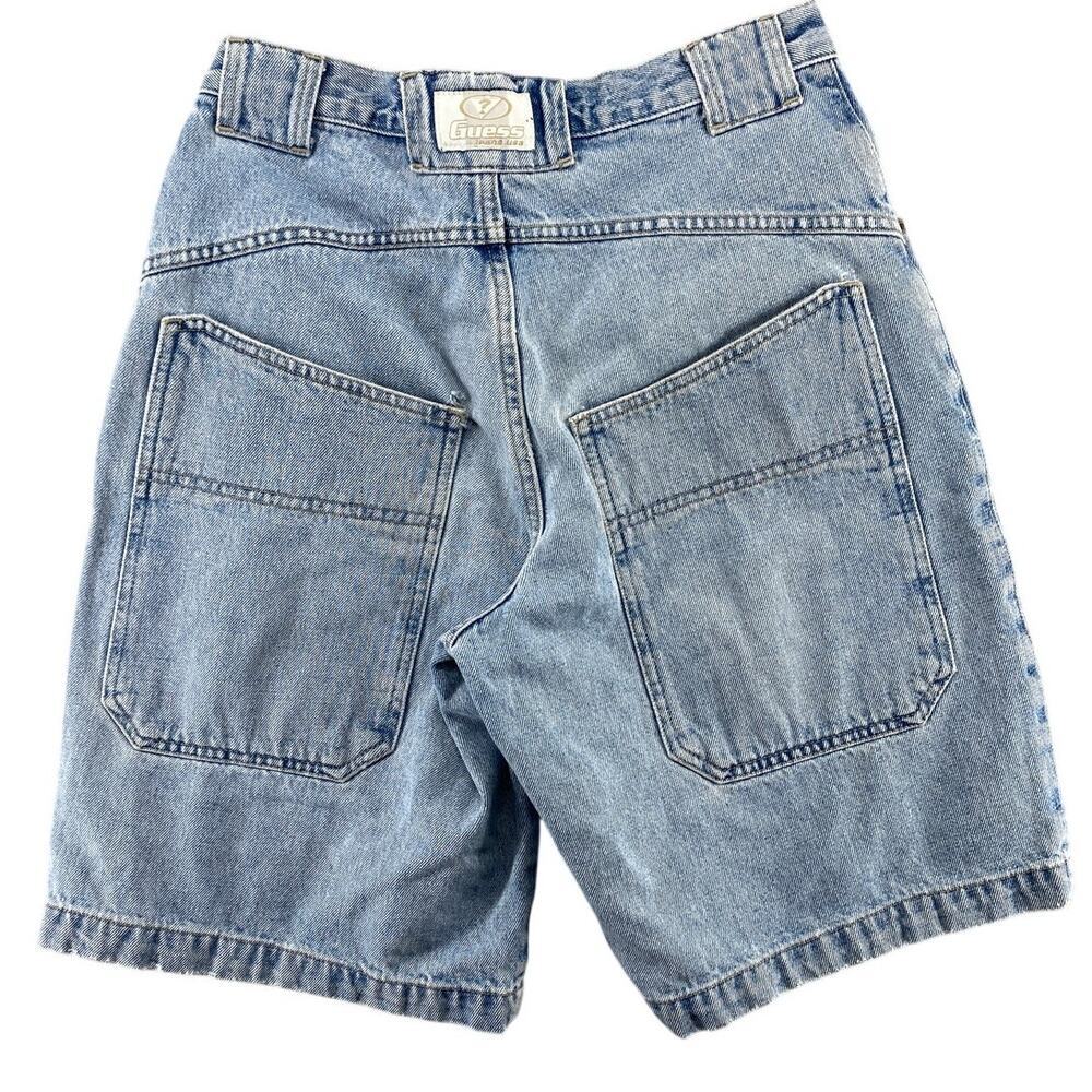 Vintage Guess Jeans USA Denim Shorts Mens 30 Jorts Y2K Light Wash Unisex